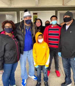 Members of Land of Lincoln Goodwill's Youth Services division, Diversity, Equity & Inclusion team, along with AmeriCorp volunteers and others served free lunch meals to those in need in our community on Martin Luther King, Jr. Day.